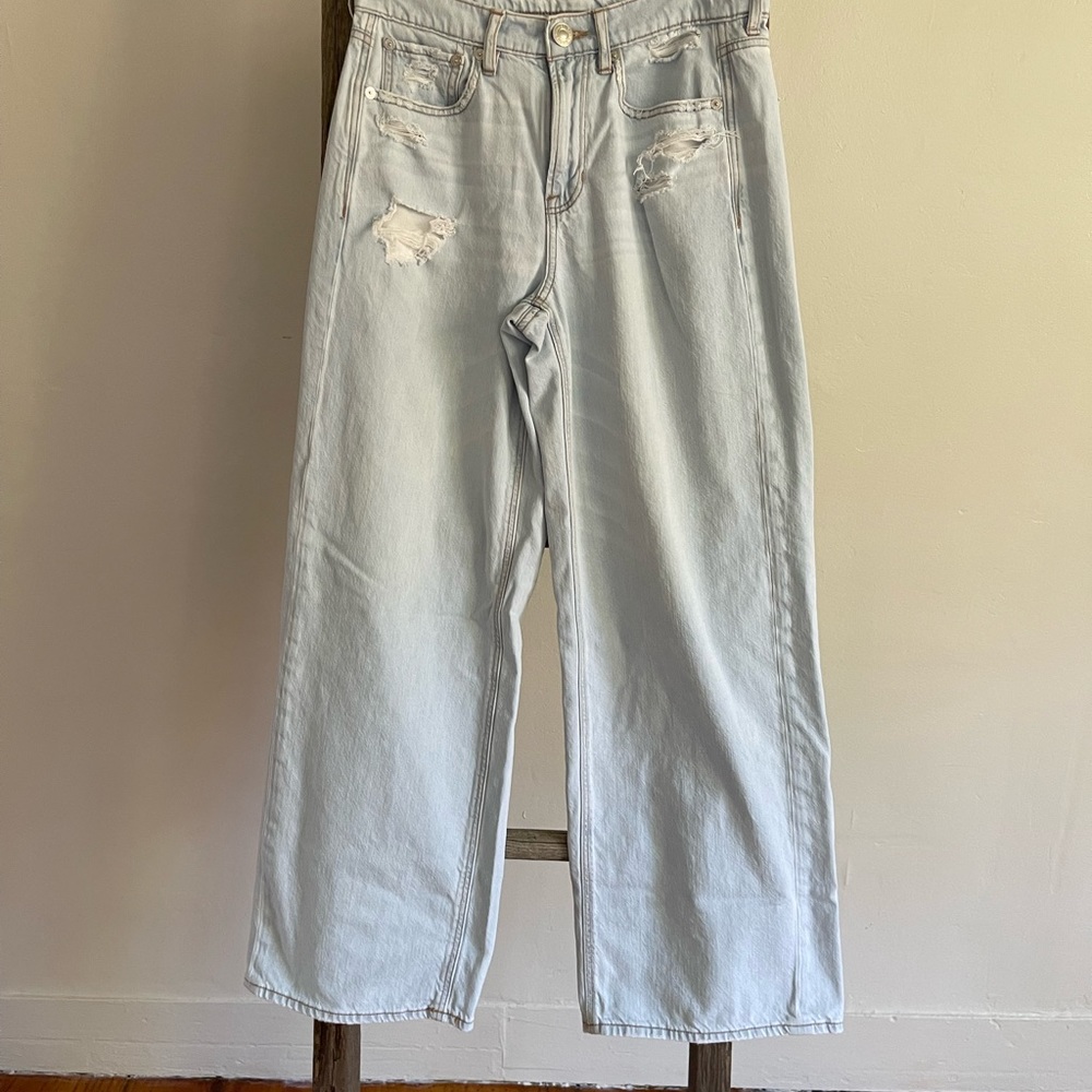 Aerie wide leg jeans
